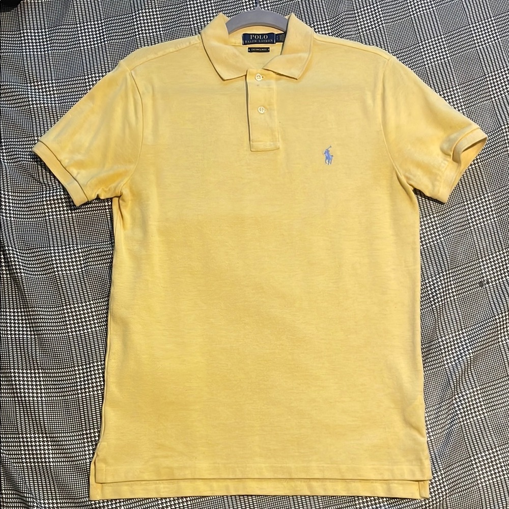 Polo by Ralph Lauren Yellow Knit Polo Shirt